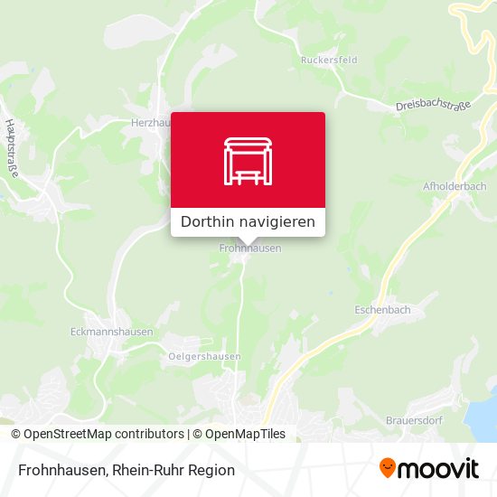 Frohnhausen Karte