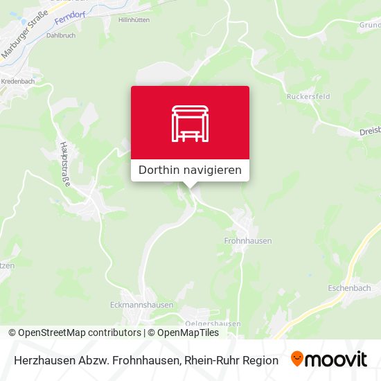 Herzhausen Abzw. Frohnhausen Karte