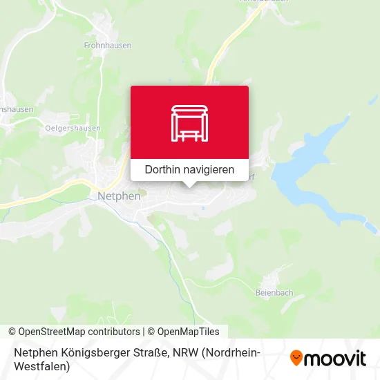 Netphen Königsberger Straße Karte