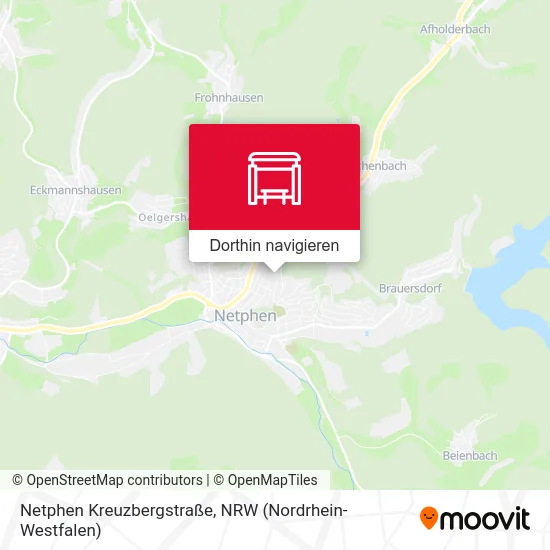 Netphen Kreuzbergstraße Karte