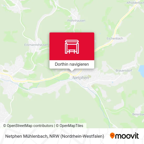 Netphen Mühlenbach Karte