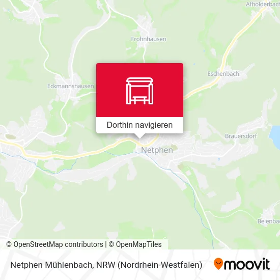 Netphen Mühlenbach Karte
