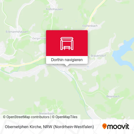 Obernetphen Kirche Karte