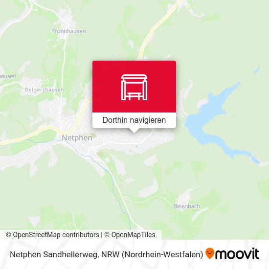 Netphen Sandhellerweg Karte