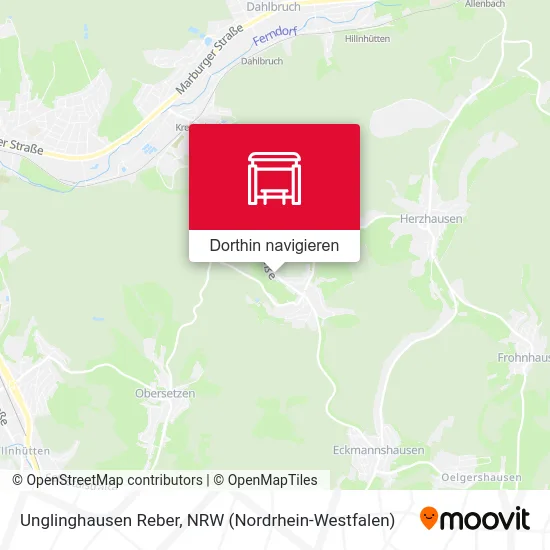 Unglinghausen Reber Karte