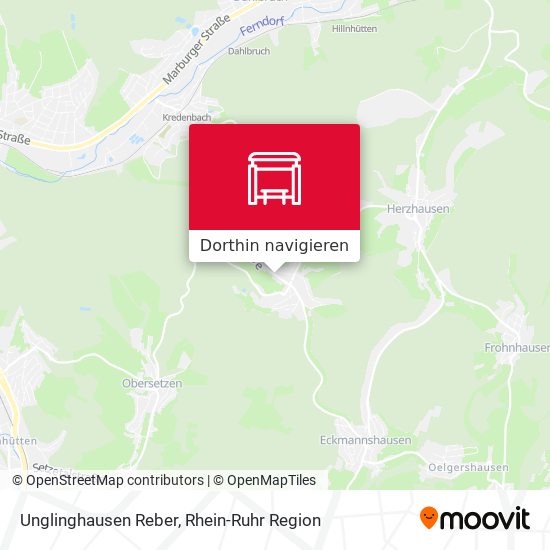 Unglinghausen Reber Karte