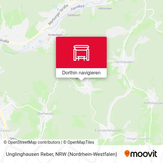 Unglinghausen Reber Karte