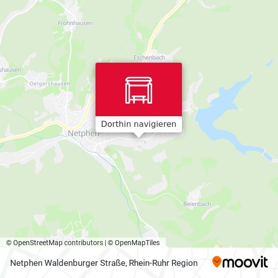 Netphen Waldenburger Straße Karte