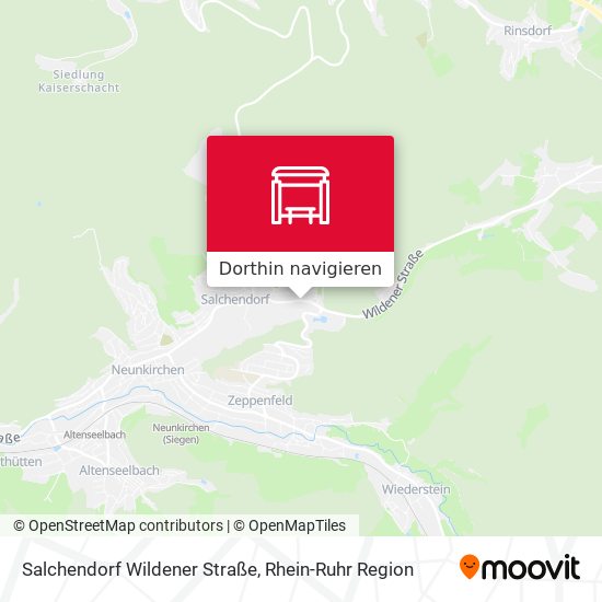 Salchendorf Wildener Straße Karte