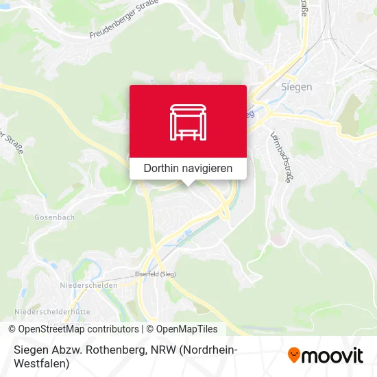 Siegen Abzw. Rothenberg Karte