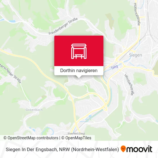Siegen In Der Engsbach Karte