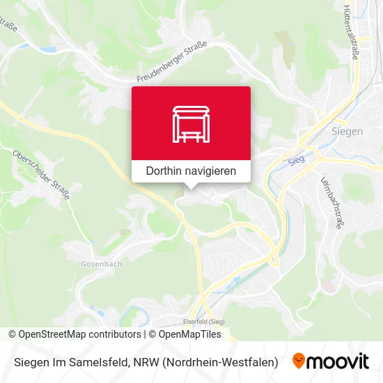 Siegen Im Samelsfeld Karte
