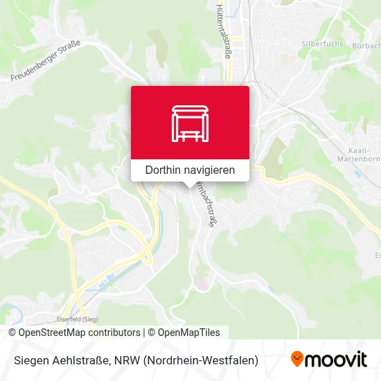 Siegen Aehlstraße Karte