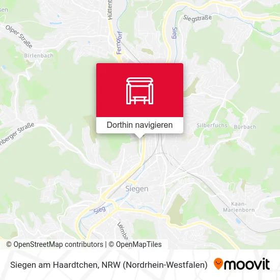 Siegen am Haardtchen Karte