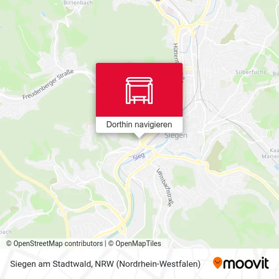 Siegen am Stadtwald Karte