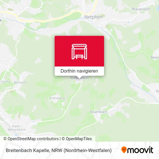 Breitenbach Kapelle Karte