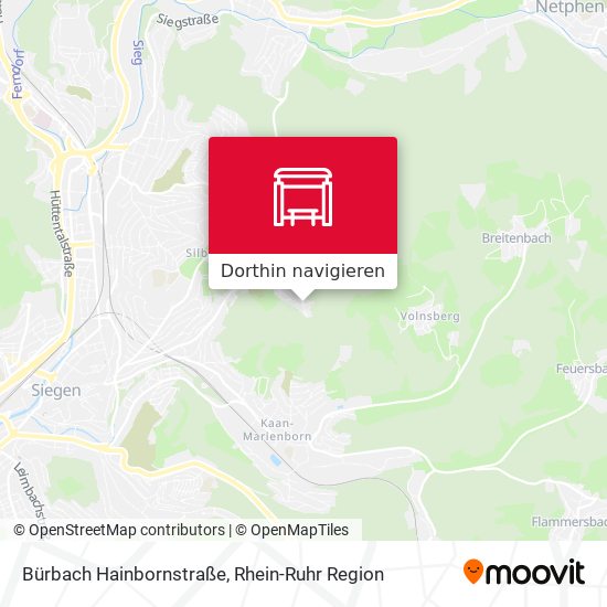 Bürbach Hainbornstraße Karte