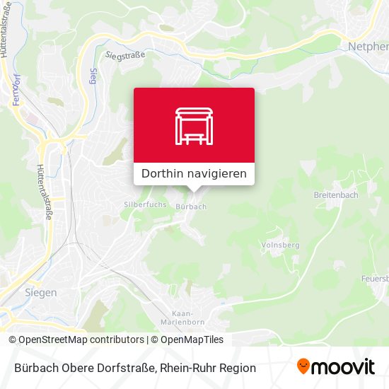 Bürbach Obere Dorfstraße Karte