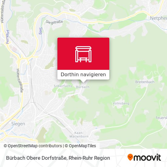 Bürbach Obere Dorfstraße Karte