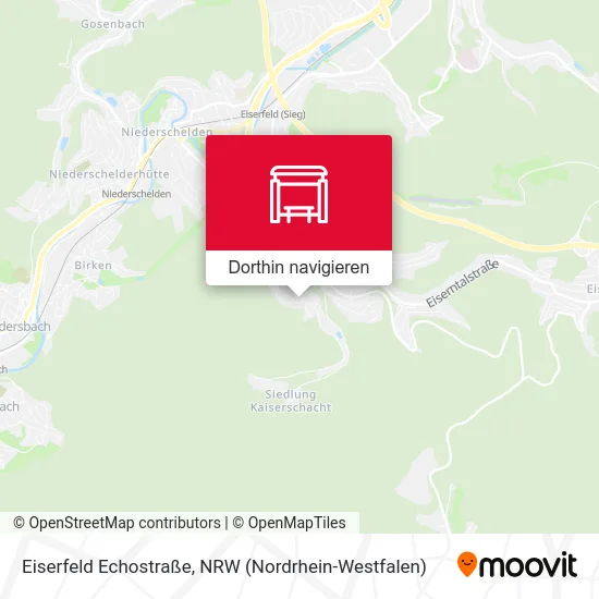 Eiserfeld Echostraße Karte