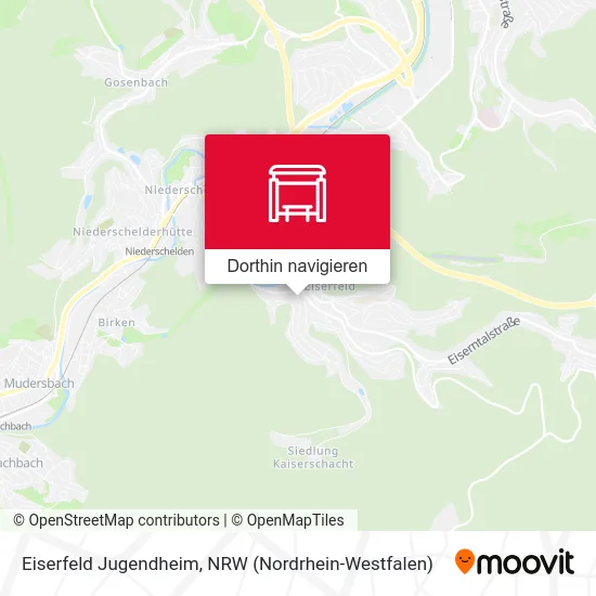 Eiserfeld Jugendheim Karte