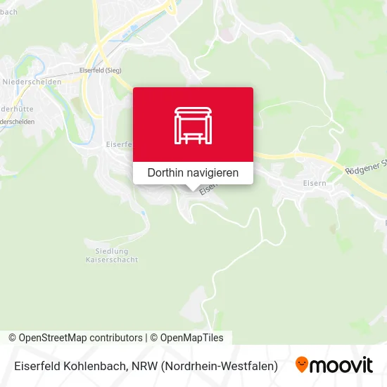 Eiserfeld Kohlenbach Karte