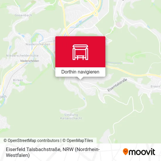 Eiserfeld Talsbachstraße Karte