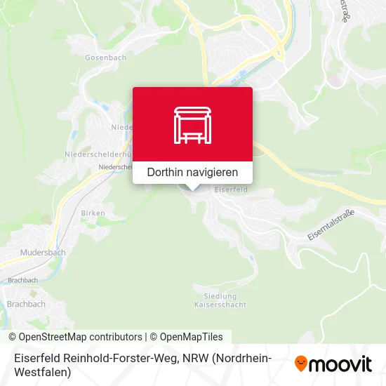 Eiserfeld Reinhold-Forster-Weg Karte