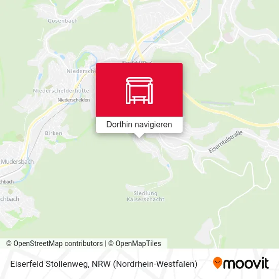 Eiserfeld Stollenweg Karte