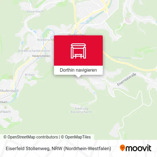 Eiserfeld Stollenweg Karte