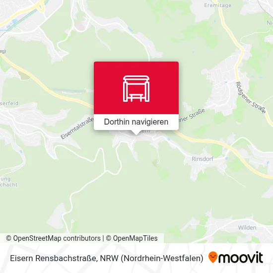 Eisern Rensbachstraße Karte