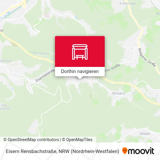 Eisern Rensbachstraße Karte