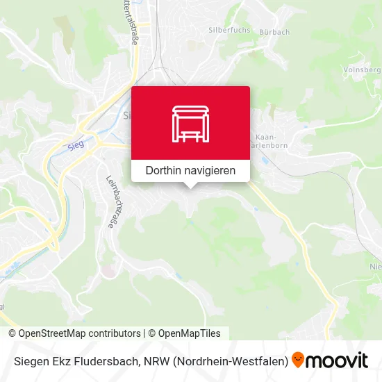 Siegen Ekz Fludersbach Karte