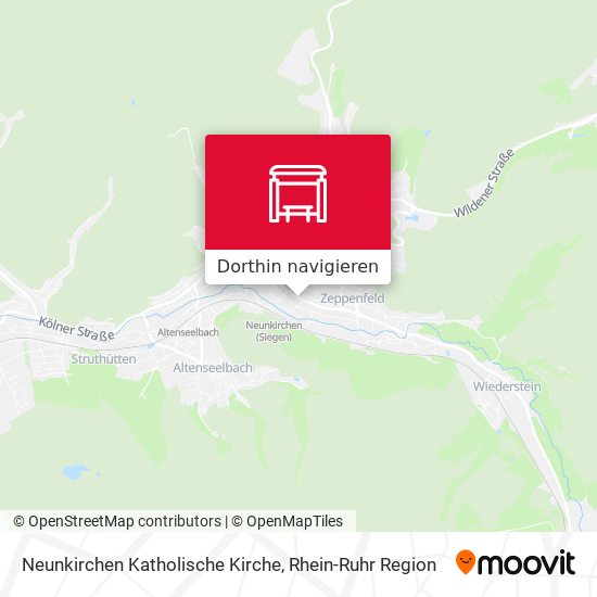 Neunkirchen Katholische Kirche Karte
