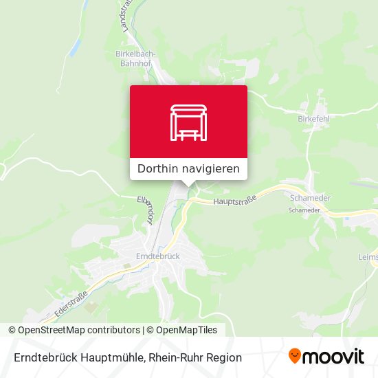 Erndtebrück Hauptmühle Karte