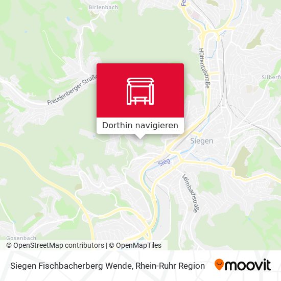 Siegen Fischbacherberg Wende Karte