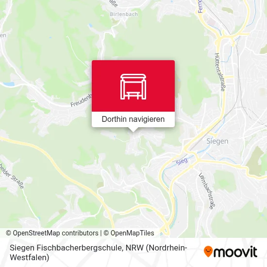 Siegen Fischbacherbergschule Karte