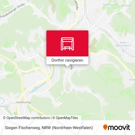Siegen Fischerweg Karte