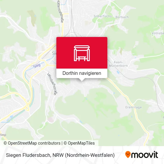 Siegen Fludersbach Karte