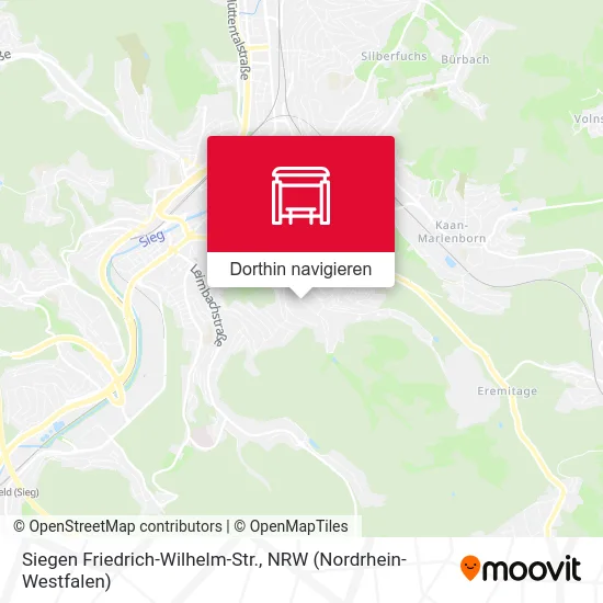 Siegen Friedrich-Wilhelm-Str. Karte