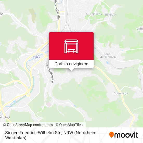 Siegen Friedrich-Wilhelm-Str. Karte