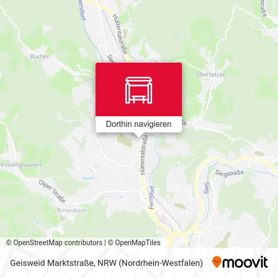 Geisweid Marktstraße Karte