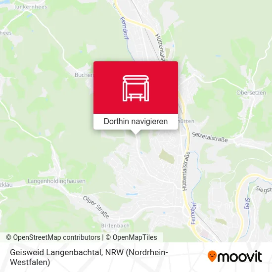 Geisweid Langenbachtal Karte