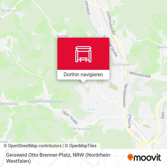 Geisweid Otto-Brenner-Platz Karte