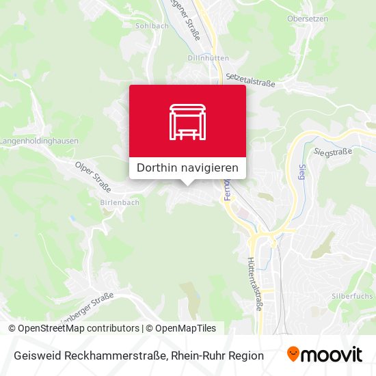 Geisweid Reckhammerstraße Karte