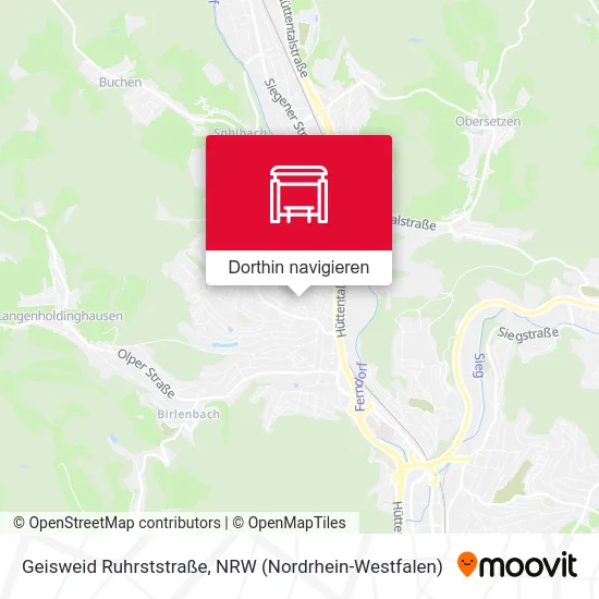 Geisweid Ruhrststraße Karte