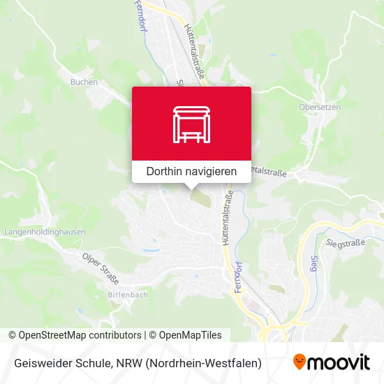 Geisweider Schule Karte