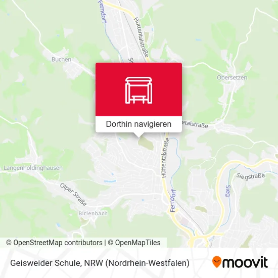 Geisweider Schule Karte
