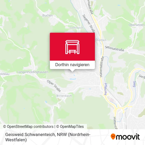 Geisweid Schwanenteich Karte