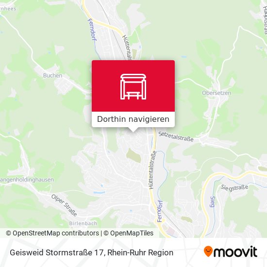 Geisweid Stormstraße 17 Karte